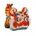 Fu Hu tiger embroidery doll 