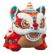 lion dance embroidery doll