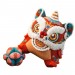 lion dance embroidery doll