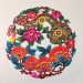 Shi Shi Ru Yi Colorful paper-cut picture